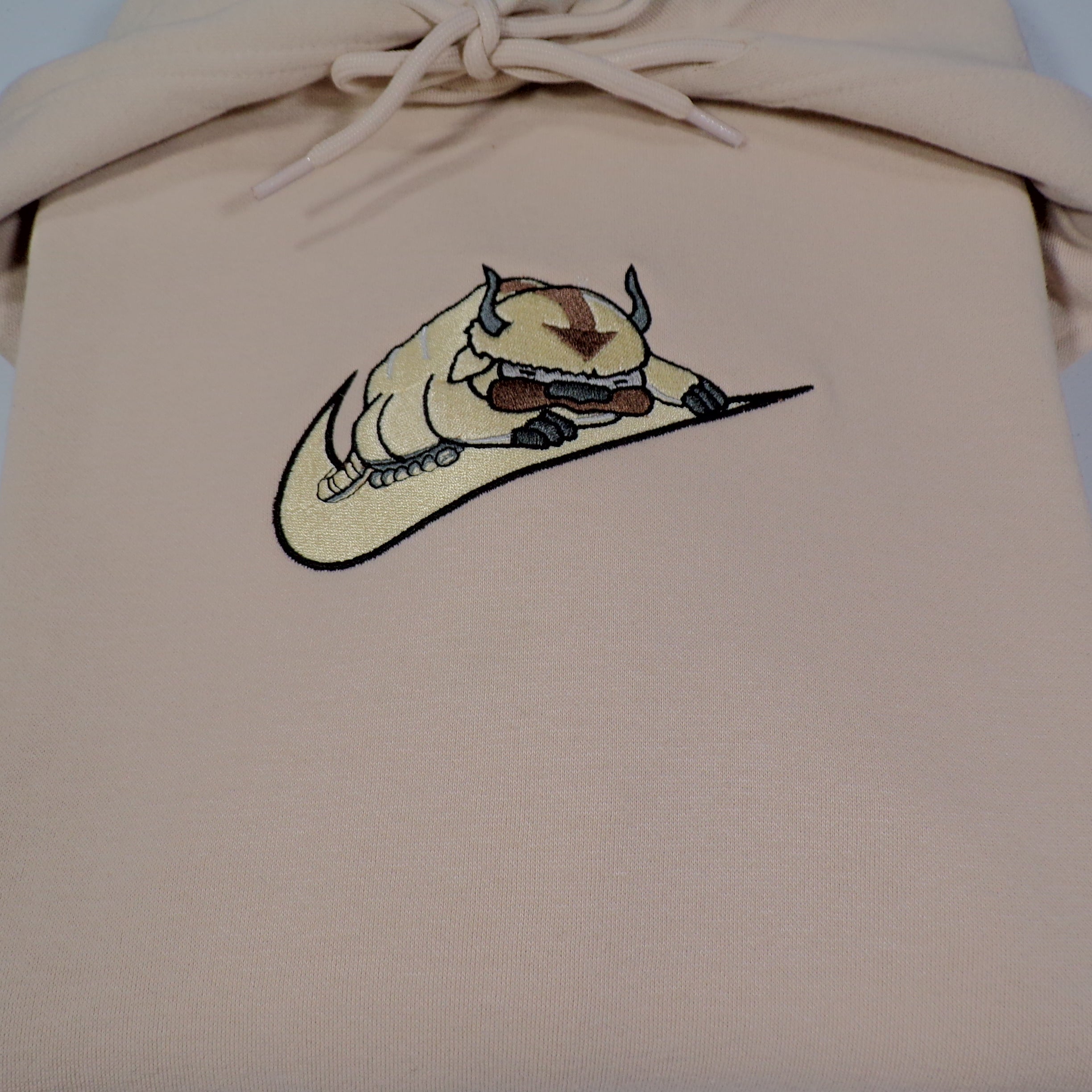 LIMITED LAST AIR BENDER APPA YIP YIP EMBROIDERED ANIME HOODIE