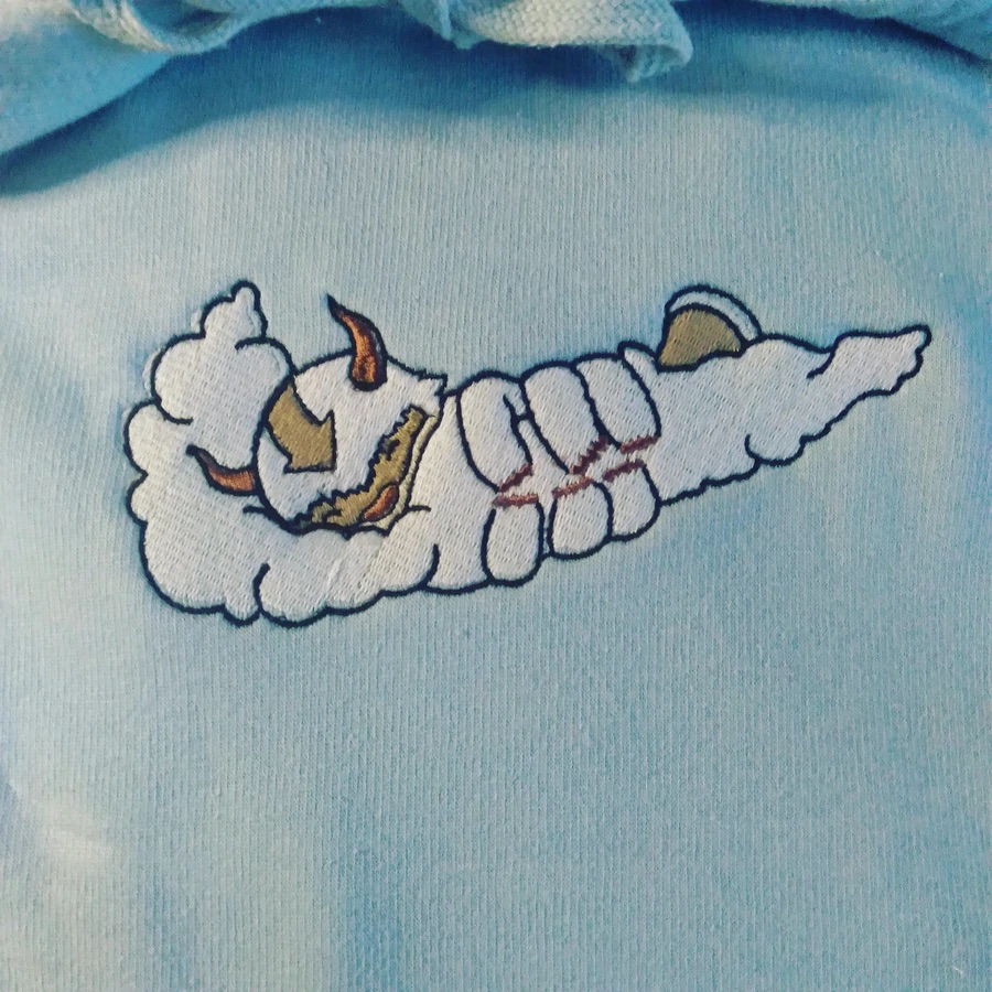 LIMITED AVATAR LAST AIR BENDER APPA CLOUDS X EMBROIDERED ANIME HOODIE
