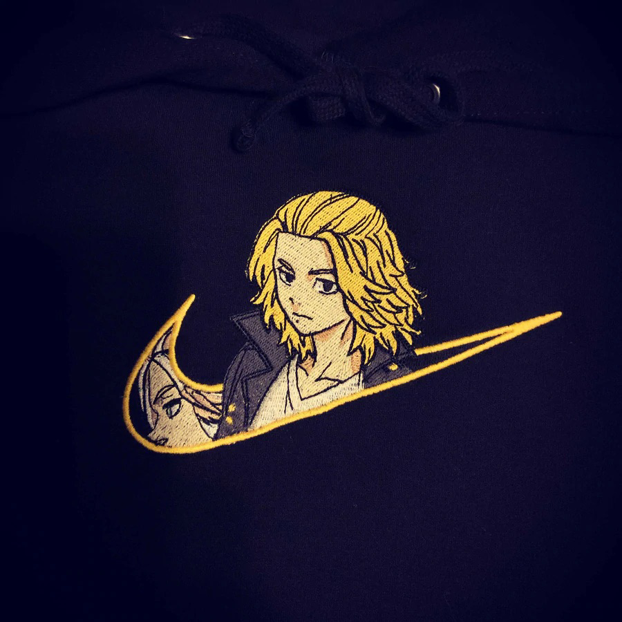 LIMITED TOKYO REVENGERS MANJIRO SANO MIKEY X EMBROIDERED ANIME HOODIE