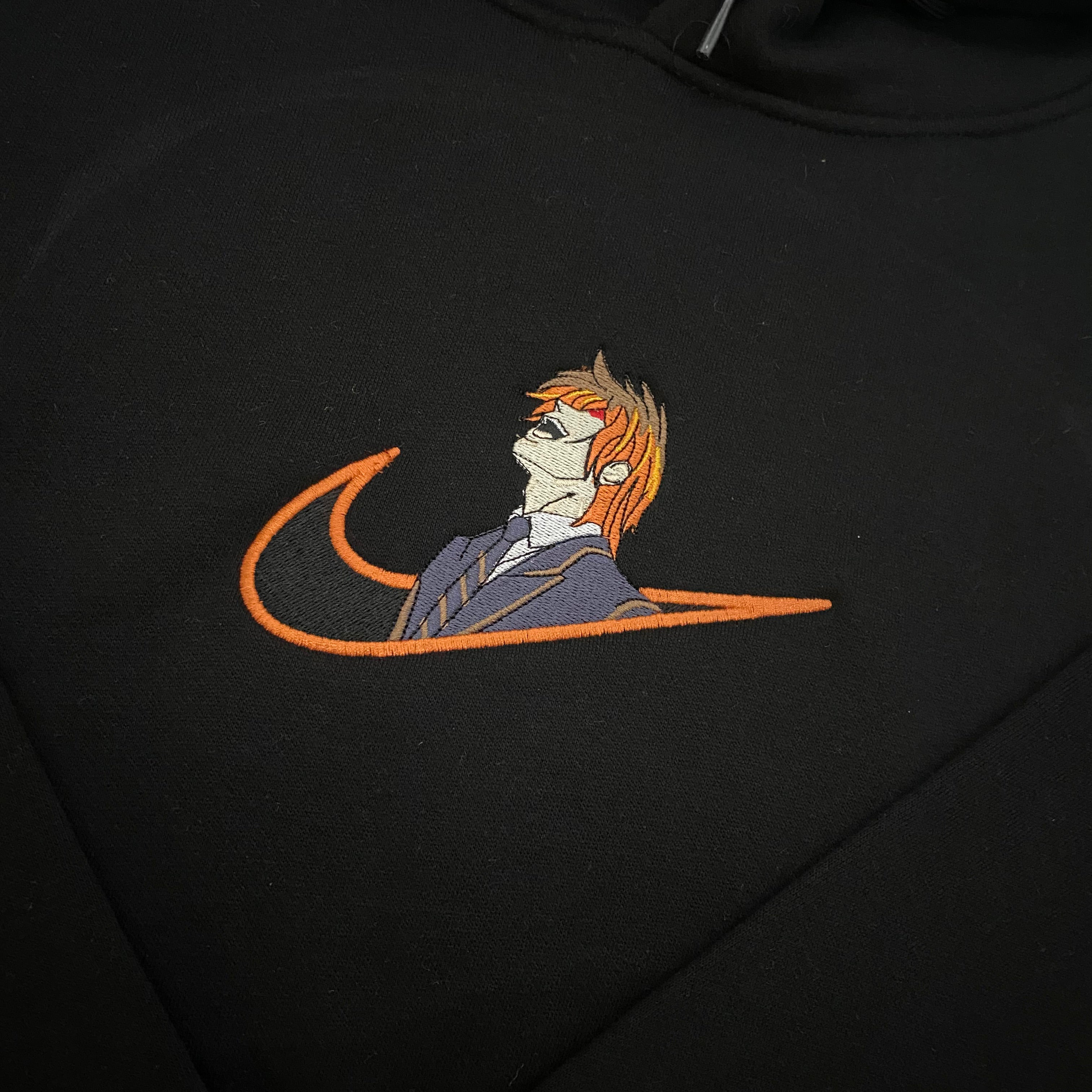 LIMITED DEATH NOTE LIGHT YAGAMI EMBROIDERED HOODIE