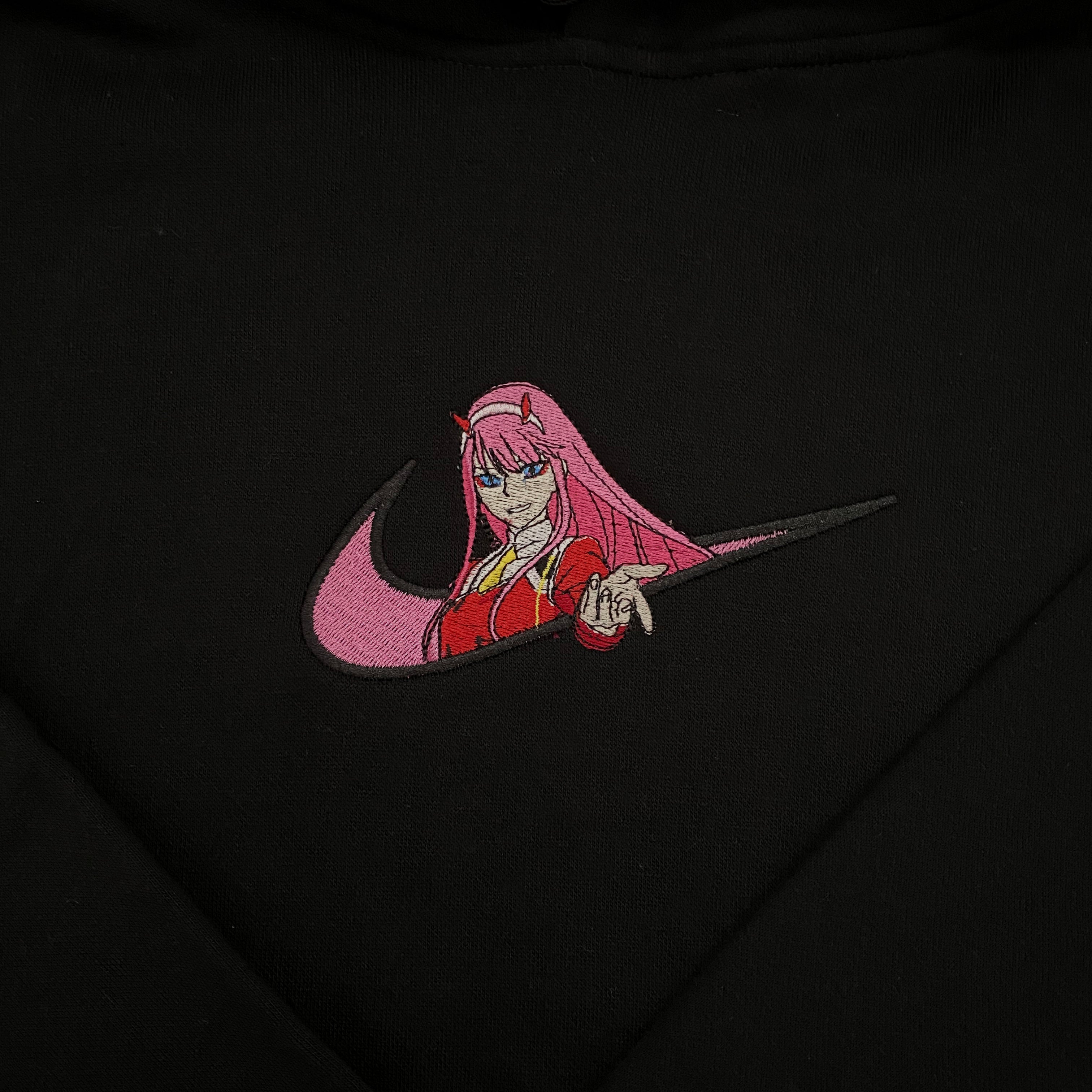 LIMITED DARLING IN THE FRANXX ZERO TWO EMBROIDERED HOODIE