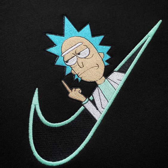 LIMITED Rick and Morty Eff You EMBROIDERED HOODIE